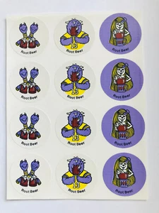 Adesivi Vintage CTP Scratch N Sniff Foglio Radice Birra Opaco RARO - Foto 1 di 1