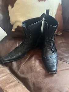 Dsquared2 Black Ankle Boots - Picture 1 of 5