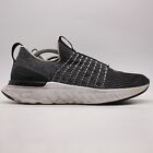 Nike React Phantom Run 2 Men's  12 Black Flyknit Road Running Shoes Cj0277-003