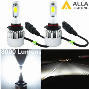 Alla Lighting LED Best Seller 6000K Pure White 9005 Headlight Light Bulb Convert - Foto 1 di 11