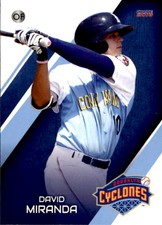 2018 Brooklyn Cyclones Choice #22 David Miranda Placentia California CA Card