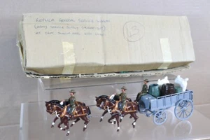 FUSILIER MINIATURES BOER WAR ARMY GENERAL SERVICE SUPPLY WAGON with SLOUCH HAT - Picture 1 of 13