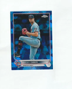 2022 Topps Chrome Sapphire #590 Bailey Ober - Twins - Picture 1 of 2