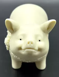 Dept 56 Easter 1998 Pig Porcelain Figurine Snowbabies - Picture 1 of 12