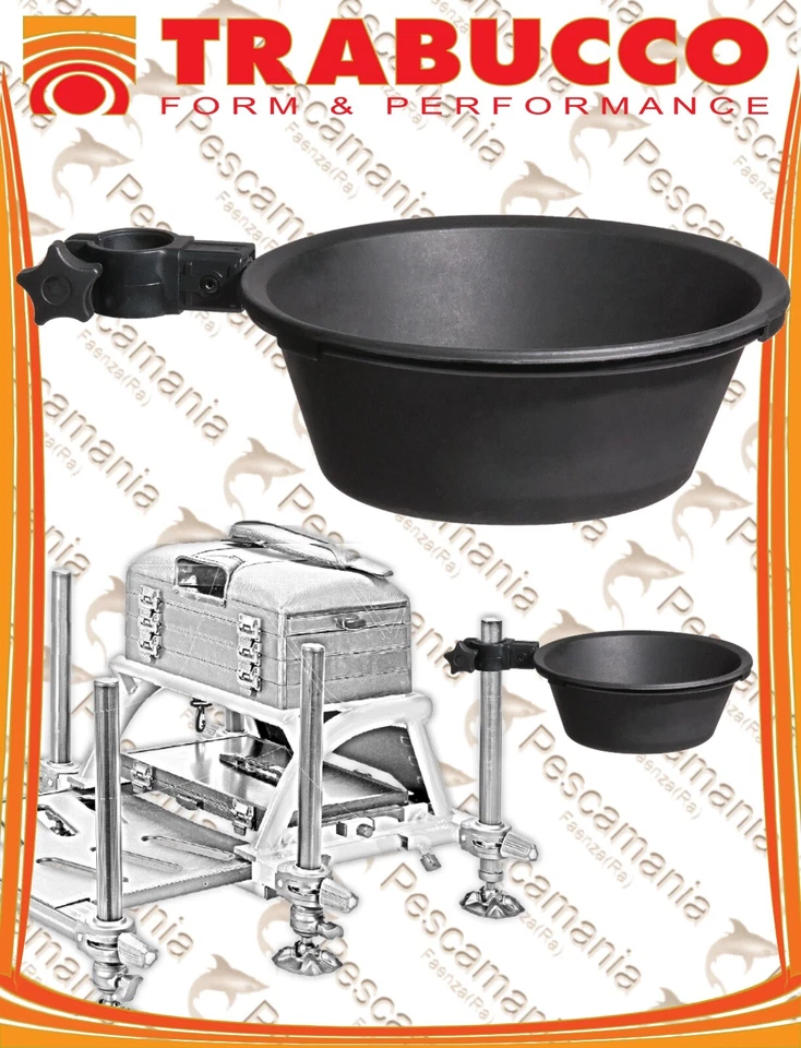 Bacinella Trabucco in PVC con cerchio in alluminio e adattatori - Image 1 of 1