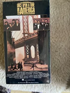 VHS-"ONCE UPON A TIME IN AMERICA" NEW- FACTORY SEALED- W/ WATERMARKS - Imagen 1 de 4