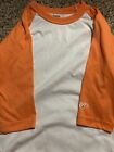 Rawlings Youth Baseball Long Sleeve Shirt. Orange. Size: medium