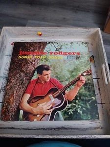 JIMMIE RODGERS Sings Folk Songs 1958 Vinyl LP Roulette R-25042 -VG - Foto 1 di 4