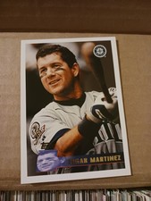 1996 Topps Seattle Mariners Baseball Card #247 Edgar Martinez