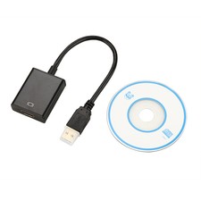 USB 3.0 To HDMI Audio Video Adaptor Converter Cable For Windows 7/8/10 PC 1080P