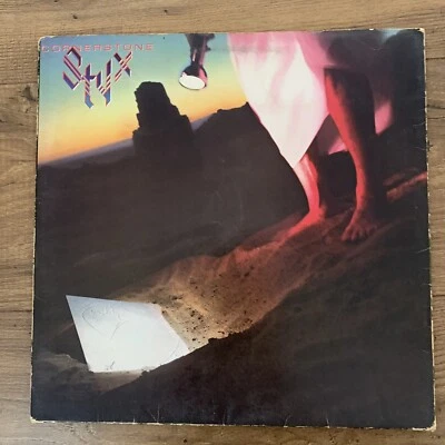 Vintage 1979 STYX Cornerstone LP Fold-Out Cover Vinyl Record Album Tested - Image 1 of 4