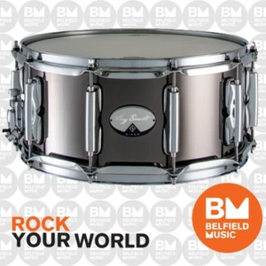 Dixon Gregg Bissonette Signature Snare Drum Steel Black Nickel - 14x6.5inch - Picture 1 of 2