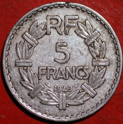 France 5 Francs 1949 KM# 888b.1 - Image 1 of 2