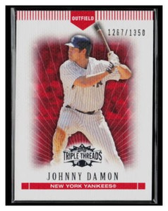 2007 Topps Triple Threads #68 Johnny Damon /1350