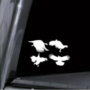Wild Turkey Jagd Vinyl Aufkleber Sticker - Truthähne fliegende Gruppe #1 Fenster USA - Bild 1 von 5