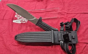 MISSION KNIVES MPK EARLY PRODUCTION ORIGINAL SHEATH WITH LEG STRAPS EXC COND - Picture 1 of 10