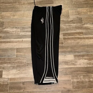 Vintage And 1 Basketball Pants Youth Large 14-16 Black Striped Y2K - Picture 1 of 6