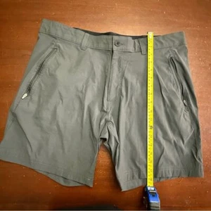 Men’s Eddie Bauer Chino shorts Gray 38 camping golfing trails Quality Camping - Picture 1 of 3