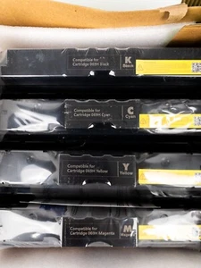 4PK 069H Toner Compatible Canon 069 CRG-069H Imageclass LBP674Cdw MF751Cdw BCYM - Picture 1 of 5