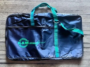 K&M 11450 Music Stand / Accessory Bag with External Pouch & Shoulder Strap 26" x - Picture 1 of 4