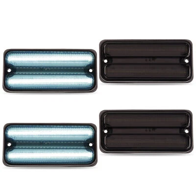 Front & Rear For Chevy C10 & GMC C15 Pickup Truck 1968-72 LED Side Marker Lights Foto 1 de 4