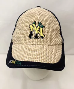 RARE NWT NY Yankees Baseball Hat Cap Navy Blue Green Yellow Embroidered Jamaica - Picture 1 of 9