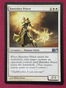 Magic The Gathering 2014 CORE SET M14 BANISHER PRIEST white card MTG - Picture 1 of 2