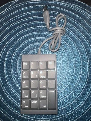 Numeric Keypad Fellowes KU-9925 USB Number Key Pad P/N 99193 - Great Condition - Image 1 of 2