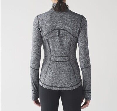 LULULEMON UK 14 L/XL US 10 Define Jacket £98 Grey Heathered Track Running Yoga • 84.04€