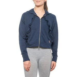 Free People (Anthropologie) NWT Women's True Navy Game Plan Hoodie, Size Large - Picture 1 of 5