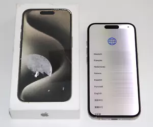 Apple iPhone 15 Pro Modell A3102 - Grau - Smartphone - Einzelteile/Defekt - Zdjęcie 1 z 17