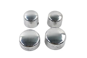 2002 Harley Fatboy FLSTF Axle Cover Caps - Picture 1 of 11