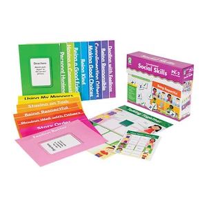Key Education Social Skills File Folder Game Grade PK-2 (30 items) - Picture 1 of 4