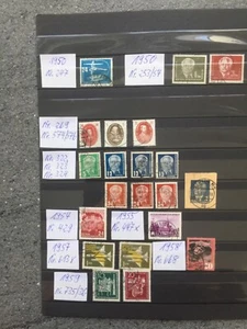 DDR Lot Jahr 1950-1959 gestempelt - Bild 1 von 2