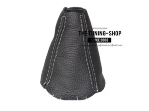 Shift Boot For Smart ForFour Automatic 2004-06 Leather White Stitching - Picture 1 of 5