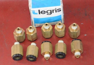 Legris 3115 3/8" OD x 1/8" NPT Male Straight Push to Connect Brass Air Fitting - Picture 1 of 6