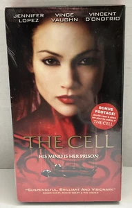 The Cell (VHS, 2000) Jennifer Lopez, Vince Vaughn - New & Sealed + Bonus footage - Picture 1 of 12