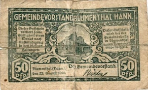 Dinero de emergencia Blumenthal (Alemania) 50 peniques GRA B65 4b - Imagen 1 de 2