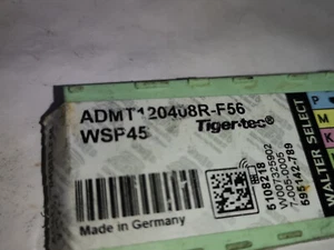 WALTER Hartmetall-Fräseinsätze ADMT120408R-F56 WSP45 Stck. 9 NEU Posten 1132D - Bild 1 von 4