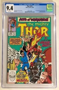 IL POTENTE THOR (1989) #412 CGC 9.4 NEAR MINT 1° APPARIZIONE COMPLETO NUOVO GUERRIERI - Foto 1 di 2