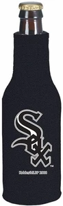 Chicago White Sox Bottle Cooler Zip Up Logo Block 239 - Picture 1 of 1