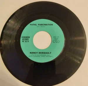 Extremely Rare Nancy Dussault  45 Promo  with Original Promo Flyer - Picture 1 of 2