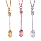 3 Pcs Alloy Crown Tea Spoon Necklace Woman Choker Necklaces