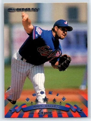 1998 Donruss Marc Valdes Rookie Montreal Expos RC #188 - Image 1 of 2