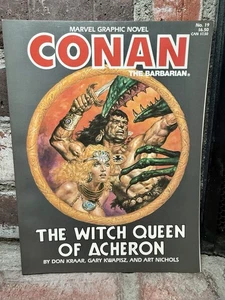 Conan The Barbarian The Witch Queen of Acheron Marvel Graphic Novel 1985 - Picture 1 of 8
