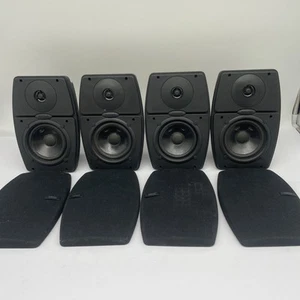 (4) Yamaha Surround Lautsprecher NS-A425 schwarz Regal Satellit *GETESTET FUNKTIONIERT - Bild 1 von 6
