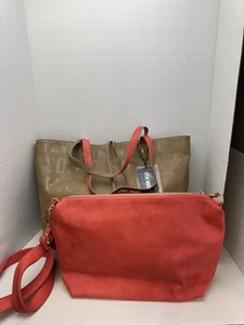 Steve Madden große Tasche Dusty Rose mit passendem roten Kreuz - Bild 1 von 14