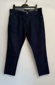 Next Men's Navy Slim Chino Trousers, Size  W34 L29 - Picture 1 of 6