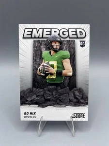 2024 Score - Emerged Bo Nix #EM-BNX Denver Broncos - Picture 1 of 2