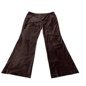 New Yorkk and Company Damen braun Samt Hose 10 Urlaub Party Boho Whimsygoth - Bild 1 von 6
